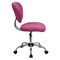 Emma and Oliver Mid-Back Mesh Padded Swivel Task Office Chair with Chrome Base